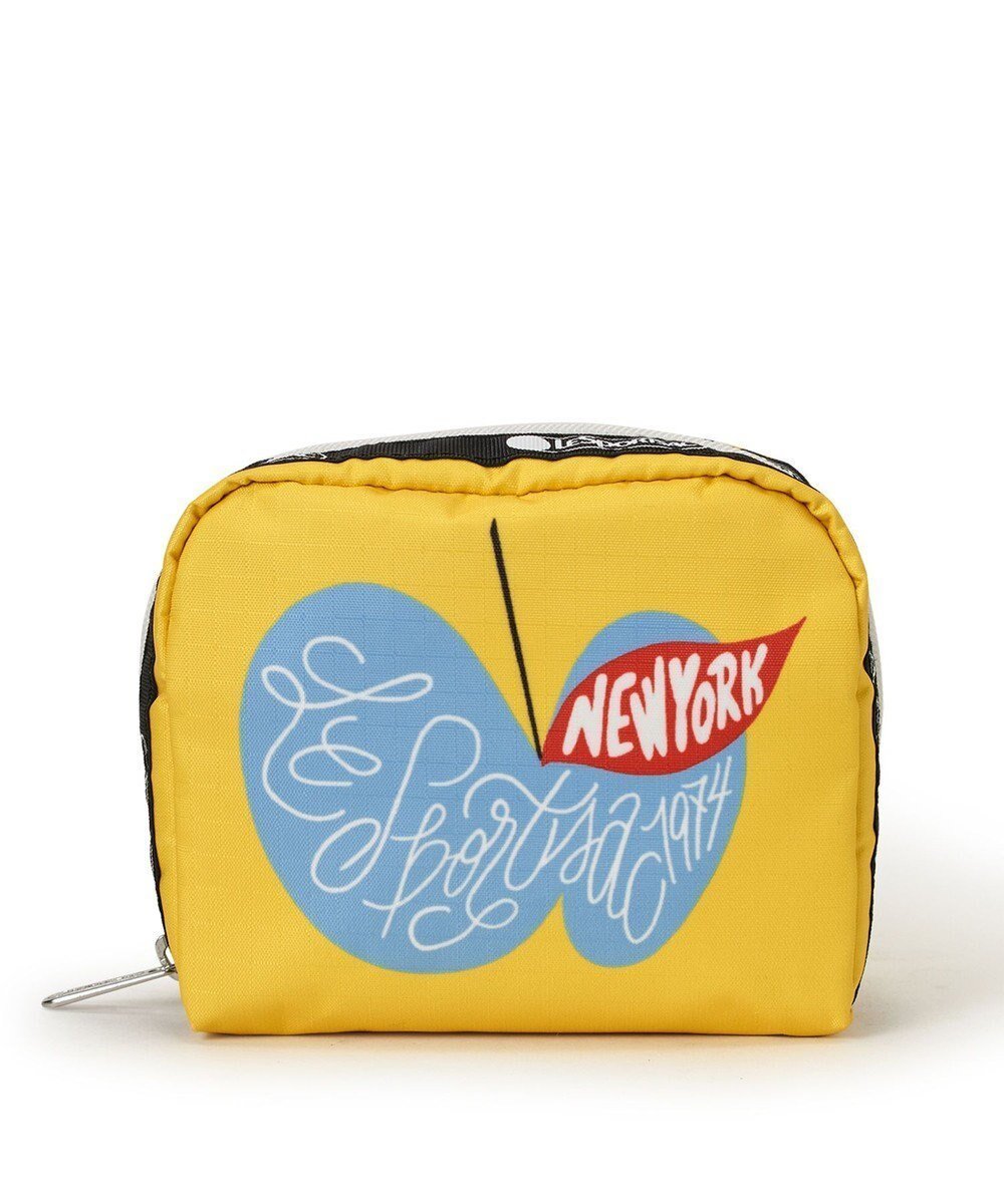 【レスポートサック/LeSportsac】のSQUARE COSMETIC/1974コスメティック 人気、トレンドファッション・服の通販 founy(ファニー) 　ファッション　Fashion　レディースファッション　Fashion for Women　ミニ財布・二つ折り財布　Wallets & Card Cases　ポーチ&ミニバッグ　Pouches & Mini Bags　イエロー　Yellow　コレクション　Collection, Seasonal Line　コンパクト　Compact, Small Size　軽量　Lightweight, Ultra Light　スクエア　Square, Square Shape　財布　Wallet, Purse　ニューヨーク　New York, NYC Style　人気　Popular, Best Seller　プリント　Print, Printed Pattern　ポーチ　Pouch, Small Case　モチーフ　Motif, Design Theme　リップ　Lip, Lip Motif　ワーク　Workwear, Utility Style　おすすめ　Recommended / Our Picks　旅行　Travel　ギフト プレゼント　Gift / Present　 other-1|ID: prp329100004780785 ipo3291000000034685412