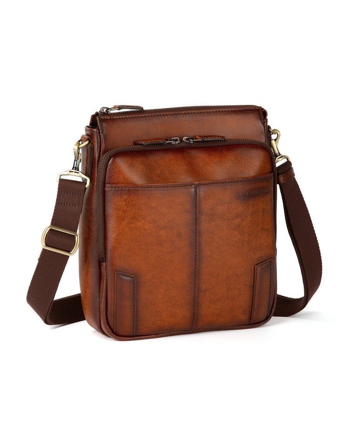 【エース バッグズ アンド ラゲッジ/ACE BAGS & LUGGAGE / MEN】のLO HOMME PRESSE アルカイック 本革 日本製 ショルダーバッグ 縦型 71882 ロ・オム・プレッセ インテリア・キッズ・メンズ・レディースファッション・服の通販 founy(ファニー) https://founy.com/ ファッション Fashion メンズファッション Fashion for Men バッグ Bags アンティーク Antique-Inspired ショルダー Shoulder, Shoulder Strap スマート Smart, Elegant ダブル Double, Double-Breasted ポケット Pocket, Pocket Detail メンズ Men's, Menswear 日本製 Made In Japan エレガント 上品 Elegant |ID: prp329100004780800 ipo3291000000034685491