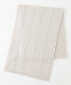 【ジョゼフ オム/JOSEPH HOMME / MEN】のメランジヘリンボンストライプ マフラー ホワイト系|ID: prp329100004780810 ipo3291000000034685537