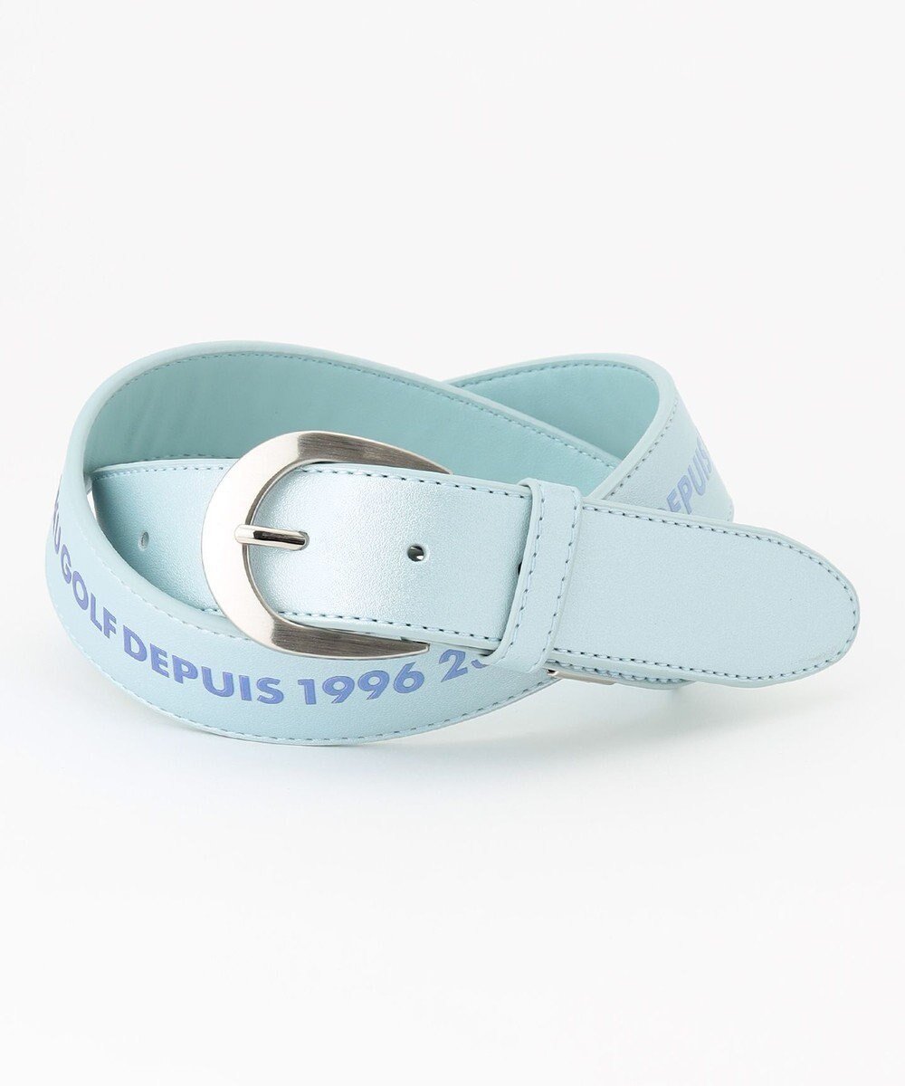 【23区 ゴルフ/NIJYUSANKU GOLF】の【WOMEN】グラデーション合皮ロゴベルト インテリア・キッズ・メンズ・レディースファッション・服の通販 founy(ファニー) 　ファッション　Fashion　レディースファッション　Fashion for Women　ベルト&ウエストマーク　Belts & Waist Accessories　アクセサリー　Fashion Accessories　グラデーション　Gradient, Ombre　パール　Pearl, Pearl Accent　エレガント 上品　Elegant　春　Spring　スカイブルー系|ID: prp329100004780816 ipo3291000000034685582