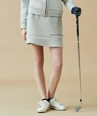 【23区 ゴルフ/NIJYUSANKU GOLF】の【WOMEN】【UVケア】ダンボールニットカラースカート ライトグレー系|ID: prp329100004780822 ipo3291000000034685620