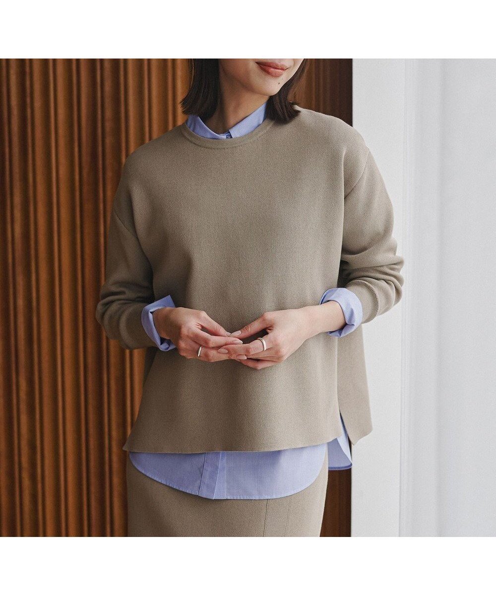 【アイシービー/iCB】のコットンポリエステルスムース プルオーバー ニット 人気、トレンドファッション・服の通販 founy(ファニー) 　ファッション　Fashion　レディースファッション　Fashion for Women　トップス・カットソー　Cut & Sew Tops　ニット　Knit Tops & Sweaters　カジュアルプルオーバー・ニットトップス　Pullovers & Knit Tops / Casual Pullovers　春　Spring　カットソー　Cut and Sewn Top　コンパクト　Compact, Small Size　スリット　Slit, Slit Detail　セットアップ　Set-Up, Coordinated Outfit　セーター　Sweater, Knitwear　ヨーク　Yoke, Yoke Design　S/S・春夏　SS, Spring/Summer, Warm Season　おすすめ　Recommended / Our Picks　夏　Summer　2025年　2025　2025-2026秋冬・A/W　Autumn/Winter 2025–26 AW25–26　 other-1|ID: prp329100004780828 ipo3291000000035650209