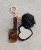 【アースミュージックアンドエコロジー/earth music&ecology】のファーポンポン+べっ甲柄ミラー付きチャーム 人気、トレンドファッション・服の通販 founy(ファニー) ファッション Fashion レディースファッション Fashion for Women おすすめ Recommended / Our Picks アクセサリー Fashion Accessories キーホルダー Keychain, Key Holder ギフト プレゼント Gift / Present チャーム Charm, Pendant トレンド Trend, Trending Now モチーフ Motif, Design Theme thumbnail Black|ID: prp329100004780834 ipo3291000000034685676
