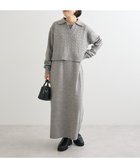 【グリーンパークス/Green Parks】のSET2点ケーブルベスト+ニットワンピース Gray|ID: prp329100004780835 ipo3291000000034685679