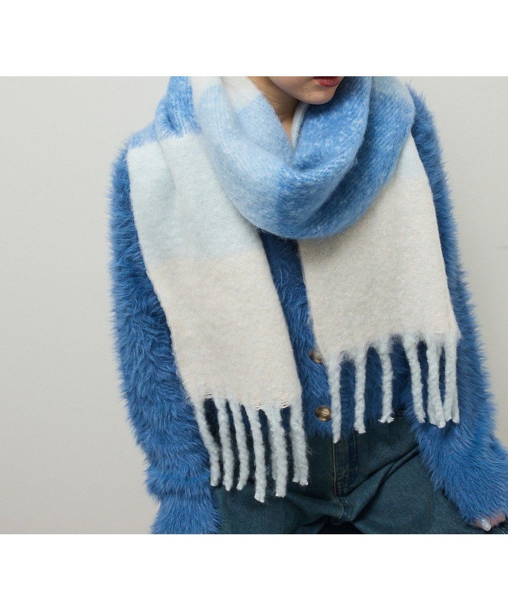 【グリーンパークス/Green Parks】のボリュームマフラー インテリア・キッズ・メンズ・レディースファッション・服の通販 founy(ファニー) ファッション Fashion レディースファッション Fashion for Women マフラー・スヌード / 冬小物の定番 Scarves & Mufflers おすすめ Recommended / Our Picks スヌード Snood, Infinity Scarf ベーシック Basic, Essential ボーダー Border, Stripe マフラー Scarf, Muffler 無地 Plain, Solid Color A/W・秋冬 Autumn/Winter Border Blue|ID: prp329100004780837 ipo3291000000035564470