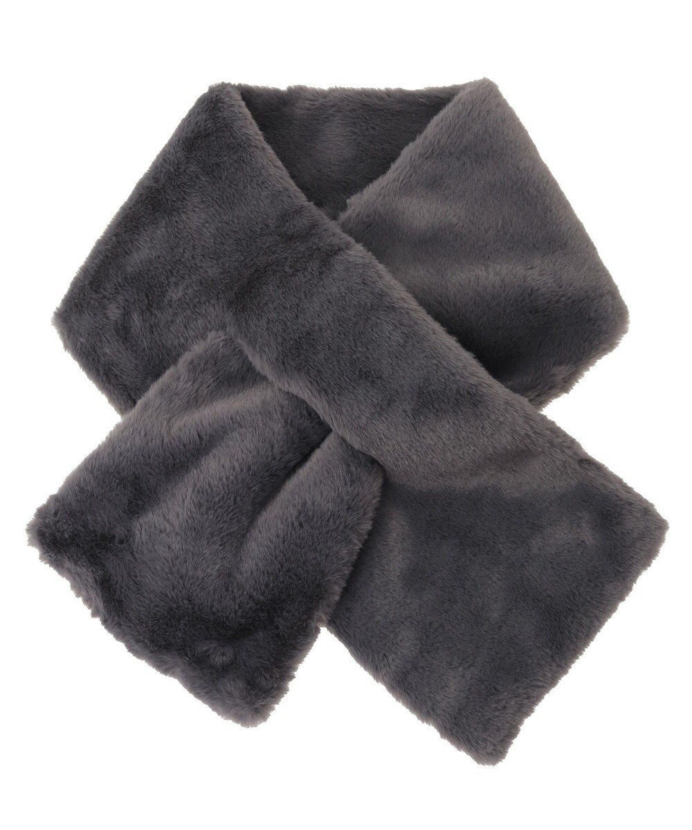 【グリーンパークス/Green Parks】のフェイクファーティペット インテリア・キッズ・メンズ・レディースファッション・服の通販 founy(ファニー) ファッション Fashion レディースファッション Fashion for Women マフラー・スヌード / 冬小物の定番 Scarves & Mufflers おすすめ Recommended / Our Picks スヌード Snood, Infinity Scarf フェミニン Feminine, Girly ベーシック Basic, Essential マフラー Scarf, Muffler A/W・秋冬 Autumn/Winter 防寒 Cold Protection, Winter-Ready Charcoal Gray|ID: prp329100004780840 ipo3291000000034685700