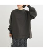 【グリーンパークス/Green Parks】のリブドッキング裏起毛プルオーバー Charcoal Gray|ID: prp329100004780841 ipo3291000000034685703