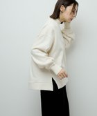 【グリーンパークス/Green Parks】のリブドッキング裏起毛プルオーバー Ecru|ID: prp329100004780841 ipo3291000000034685706