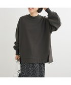 【グリーンパークス/Green Parks】のリブドッキング裏起毛プルオーバー 人気、トレンドファッション・服の通販 founy(ファニー) ファッション Fashion レディースファッション Fashion for Women トップス・カットソー Cut & Sew Tops レディースパーカー・カジュアルフーディー Casual Hoodies & Sweatshirts カジュアルプルオーバー・ニットトップス Pullovers & Knit Tops / Casual Pullovers スウェット・クルーネックトップス Sweatshirts & Crewnecks / Relaxed Fit Sweat Tops スウェット / スエット Sweatshirt, Sweatwear スリット Slit, Slit Detail フォルム Silhouette, Form ボトム Bottoms, Lower Wear ポケット Pocket, Pocket Detail リブニット Rib Knit, Ribbed Knit A/W・秋冬 Autumn/Winter thumbnail Charcoal Gray|ID: prp329100004780841 ipo3291000000035608265