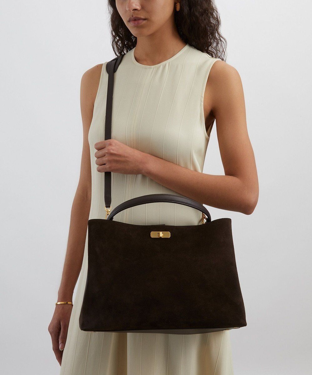 【リバティ/LIBERTY】のバーリントン スエード トップハンドル バッグ インテリア・キッズ・メンズ・レディースファッション・服の通販 founy(ファニー) 　ファッション　Fashion　レディースファッション　Fashion for Women　バッグ　Bags　エレガント 上品　Elegant　ジップ　Zip, Zipper　ワーク　Workwear, Utility Style　ブラウン|ID: prp329100004780852 ipo3291000000034685739