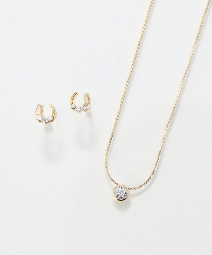 【フィービィー/phoebe】の〈オンワード限定セット〉ラッキーホースシューピアス×シャインベゼルセッティングネックレス インテリア・キッズ・メンズ・レディースファッション・服の通販 founy(ファニー) https://founy.com/ ファッション Fashion レディースファッション Fashion for Women ジュエリー Jewelry ネックレス Necklaces & Pendants アクセサリー Fashion Accessories オケージョン Occasion Wear シンプル Simple, Minimal ストーン Stone, Gem-Like チェーン Chain, Chain Strap 定番 Standard, Basic Item ネックレス Necklace, Pendant Necklace ビジュー Bijou, Jewel-like Accent フレーム Frame, Outline ベーシック Basic, Essential メタル Metal, Metal Parts モチーフ Motif, Design Theme ワンポイント One Point, Statement Accent おすすめ Recommended / Our Picks エレガント 上品 Elegant クリスマス X'mas Christmas / X'mas ギフト プレゼント Gift / Present 結婚式 Wedding 披露宴 Wedding Reception |ID: prp329100004780881 ipo3291000000034685818
