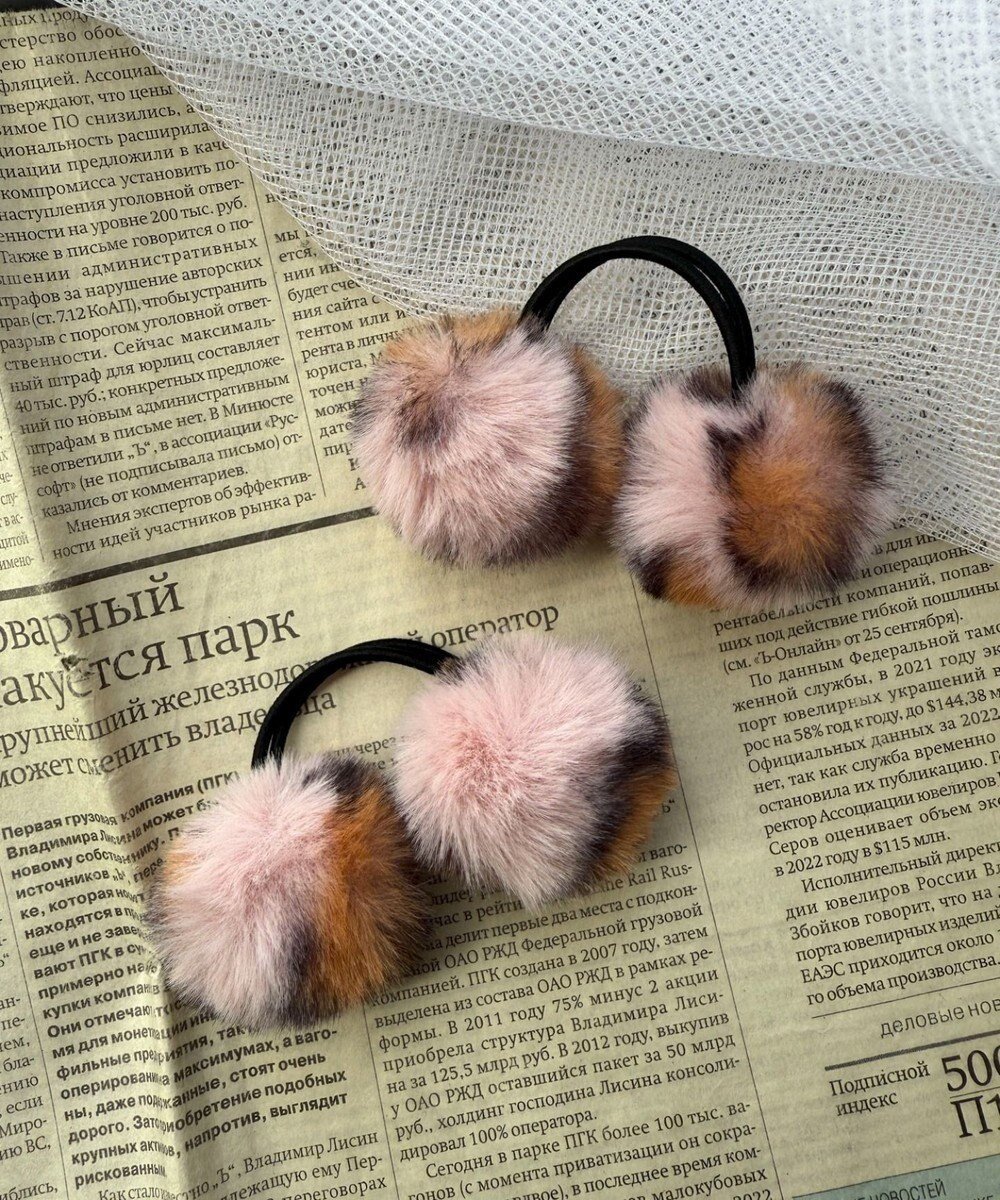 【ウィゴー/WEGO】のL2Pダブルポンポンヘアゴム インテリア・キッズ・メンズ・レディースファッション・服の通販 founy(ファニー) 　ファッション　Fashion　レディースファッション　Fashion for Women　シュシュ&ヘアアクセ/ヘアアレンジ　Scrunchies & Hair Accessories　アクセサリー　Fashion Accessories　アニマル　Animal Print　シンプル　Simple, Minimal　スマホ　Smartphone, Mobile Device　ポンポン　Pom-Pom, Fluffy Ball　柄3|ID: prp329100004780894 ipo3291000000034685884