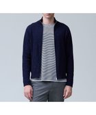 【ジェイ プレス/J.PRESS / MEN】の冬仕様の非ウールニット【ストレッチ / イージーケア】【FLEX YARN】リンクスフルジップ ニットカーディガン ネイビー系|ID: prp329100004781885 ipo3291000000034695851