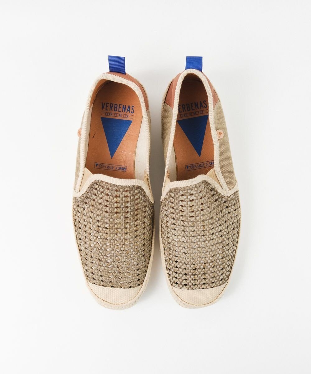 【ボントレ/BONTRE / MEN】の【VERBENAS/ベルベナス】ラフィアスリッポン/BLADE-NJ インテリア・キッズ・メンズ・レディースファッション・服の通販 founy(ファニー) 　ファッション　Fashion　メンズファッション　Fashion for Men　シューズ・靴　Shoes　サンダル　Sandals, Summer Shoes　シューズ　Shoes, Footwear　スニーカー　Sneakers, Trainers　ダウン　Down, Puffer　ミックス　Mix, Mixed Style　ラフィア　Raffia, Natural Straw　トープ|ID: prp329100004781886 ipo3291000000034695854