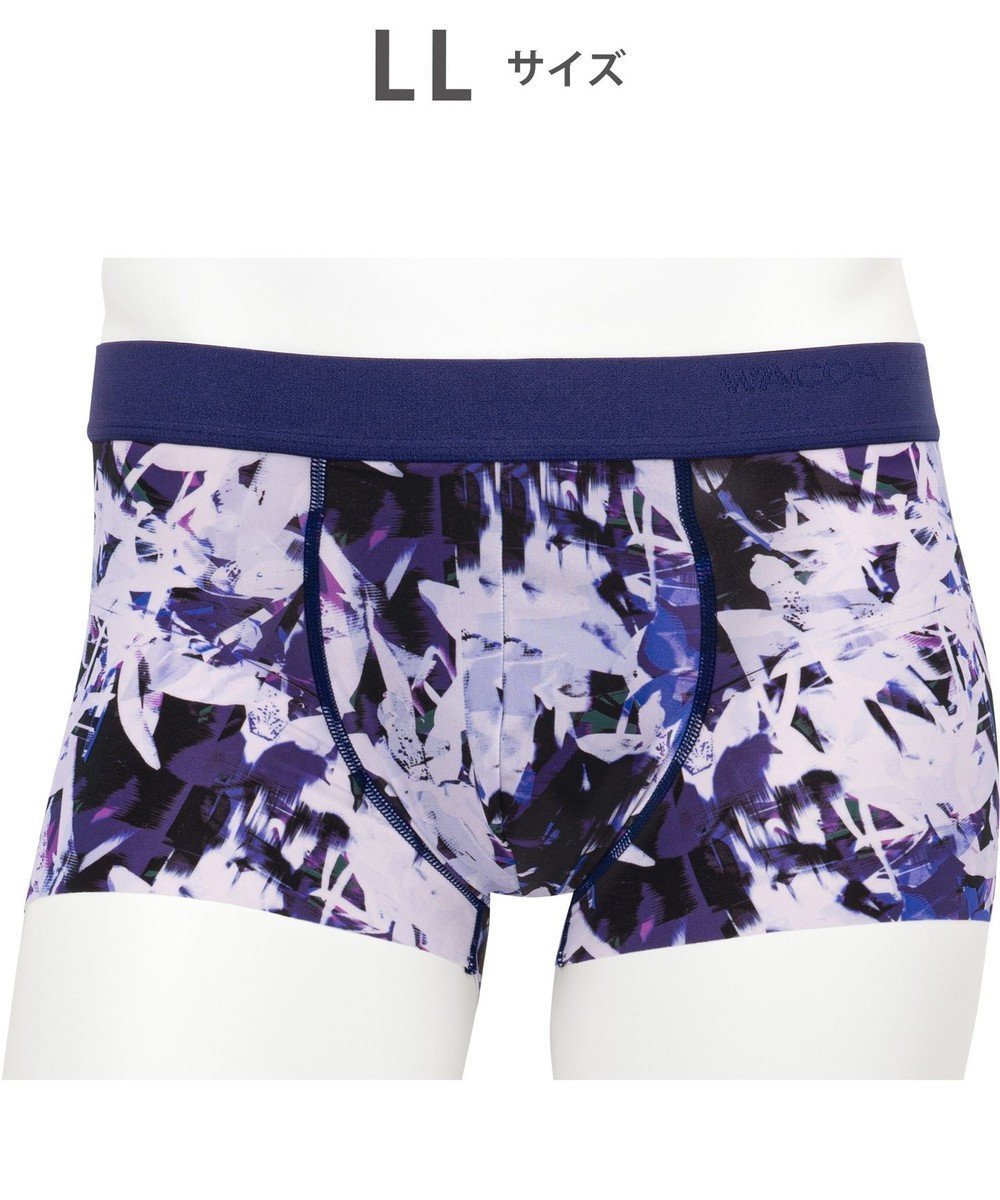 【ワコール/Wacoal / MEN】のWACOAL MEN 【気持ちいいパンツ】 ボクサーパンツ ローライズ 動きにフィット フロントの安定性・快適性 フリーなカッティング(裾部分) 前閉じ ショート丈 下着 メンズ WT3529 /ワコールメン インテリア・キッズ・メンズ・レディースファッション・服の通販 founy(ファニー) 　ファッション　Fashion　メンズファッション　Fashion for Men　ボトムス　Bottoms　アンダー　Underwear Essentials　カッティング　Cutting Detail　抗菌　Antibacterial, Bacteria-Resistant　ショート　Short, Short Length　ストレッチ　Stretch, Stretchy Fabric　トレンド　Trend, Trending Now　なめらか　Smooth, Silky Texture　フィット　Fit, Slim Fit　フラワー　Flower, Floral　フロント　Front, Front Design　メンズ　Men's, Menswear　おすすめ　Recommended / Our Picks　バイオレット|ID: prp329100004781893 ipo3291000000034695902