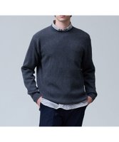 【ジェイ プレス/J.PRESS / MEN】の冬仕様の非ウールニット【ストレッチ / イージーケア】【FLEX YARN】片畔クルーネック ニット 人気、トレンドファッション・服の通販 founy(ファニー) ファッション Fashion メンズファッション Fashion for Men トップス・カットソー Cut & Sew Tops ニット・セーター / 定番トップス Knit Tops & Sweaters インナー Innerwear クラシック Classic, Timeless Style ストレッチ Stretch, Stretchy Fabric セーター Sweater, Knitwear 人気 Popular, Best Seller バランス Balance, Style Balance フィット Fit, Slim Fit レギュラー Regular, Standard Fit 冬 Winter / This Winter A/W・秋冬 Autumn/Winter |ID:prp329100004781894