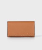 【ポールスミス/Paul Smith / MEN】のベジタンストライプトリム キーケース ダークブラウン|ID: prp329100004781895 ipo3291000000034695907