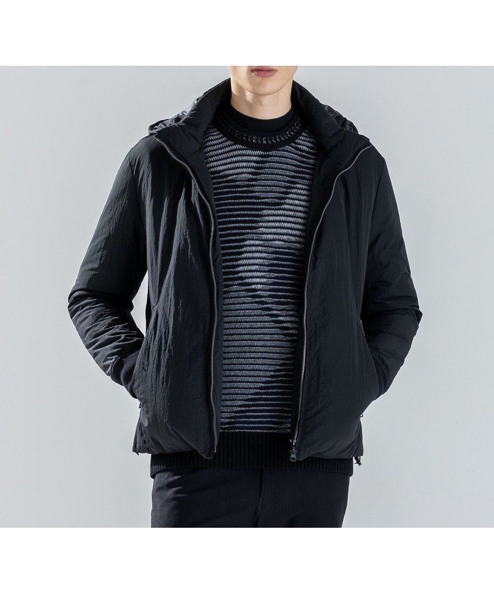 【ジョゼフ オム/JOSEPH HOMME / MEN】の【新素材】スリークエアーナイロン ADSダウンブルゾン インテリア・キッズ・メンズ・レディースファッション・服の通販 founy(ファニー) 　ファッション　Fashion　メンズファッション　Fashion for Men　アウター　Men's Coats Outerwear　ブルゾンジャケット / カジュアルアウター　Bomber Jackets & Blousons　キルト　Quilt, Quilted Fabric　軽量　Lightweight, Ultra Light　ジャケット　Jacket, Outerwear　ダウン　Down, Puffer　ドローコード　Drawcord, Drawstring Cord　フロント　Front, Front Design　ブルゾン　Blouson, Bomber Jacket　ベーシック　Basic, Essential　ポケット　Pocket, Pocket Detail　防寒　Cold Protection, Winter-Ready　A/W・秋冬　Autumn/Winter　ブラック系|ID: prp329100004781896 ipo3291000000034695911