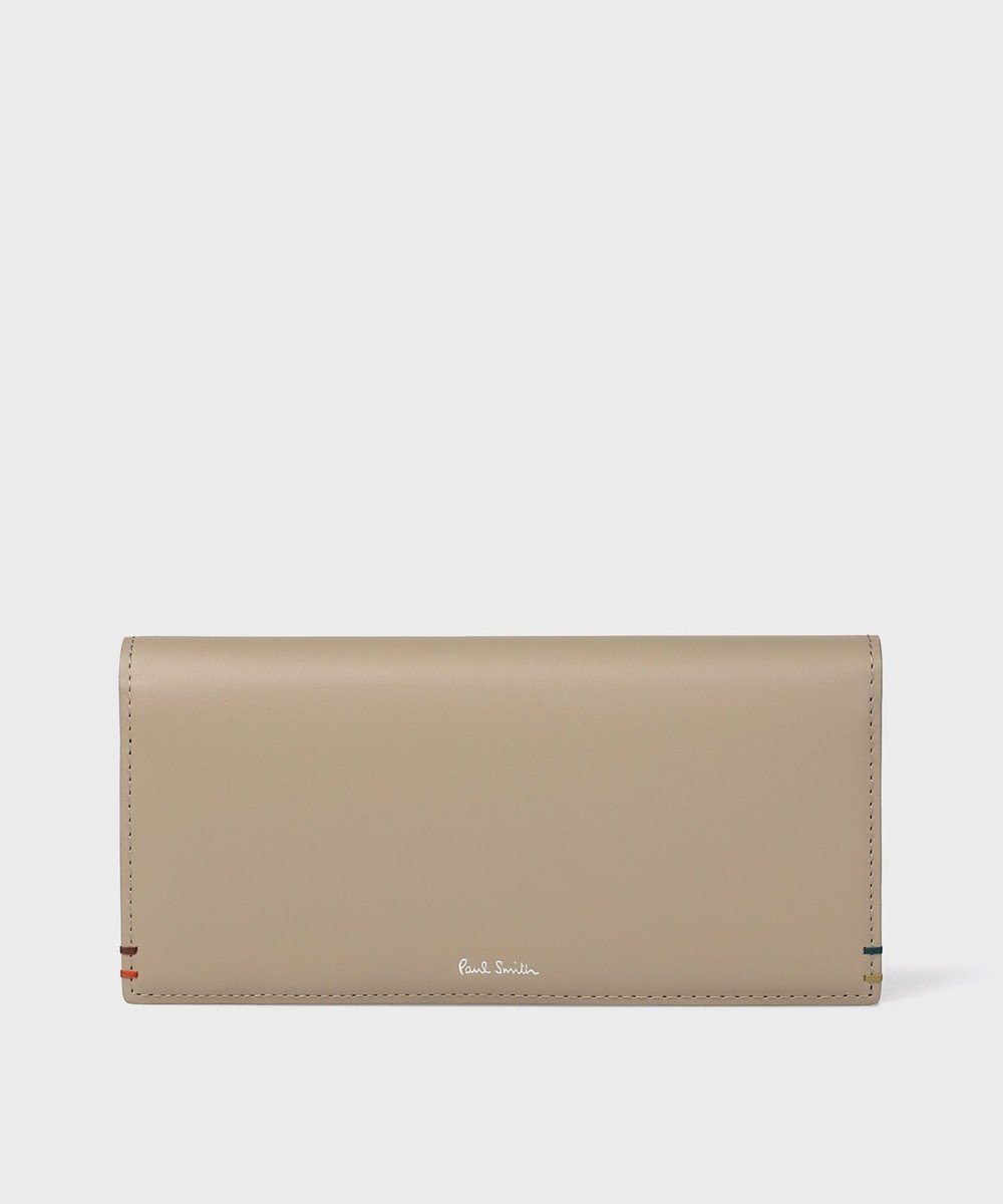 【ポールスミス/Paul Smith / MEN】のハイライトステッチ 長財布 インテリア・キッズ・メンズ・レディースファッション・服の通販 founy(ファニー) 　ファッション　Fashion　メンズファッション　Fashion for Men　ハンド　Hand, Handmade　フロント　Front, Front Design　ポケット　Pocket, Pocket Detail　メンズ　Men's, Menswear　財布　Wallet, Purse　ベージュ|ID: prp329100004781903 ipo3291000000035641632