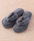 【ウチノ/UCHINO / MEN】のタオルサンダルスリッパ「リラックス」【XLサイズ27-29cm】洗えるスリッパ グレー|ID: prp329100004781904 ipo3291000000034695964