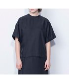 【ネイヴ/NAVE】の【ReNAVE・セットアップ可/洗える/UVケア/接触冷感】フィブリルシャンブレー Tブラウス 人気、トレンドファッション・服の通販 founy(ファニー) ファッション Fashion レディースファッション Fashion for Women トップス・カットソー Cut & Sew Tops シャツ・ブラウス・オフィスカジュアル Elegant Blouses & Button-Ups セットアップ Matching Sets レディーストップス・ブラウス Tops & Blouses / Assorted Women's Tops 春 Spring 洗える Machine Washable キュプラ Cupro, Eco Fabric セットアップ Set-Up, Coordinated Outfit ワイド Wide, Wide Fit S/S・春夏 SS, Spring/Summer, Warm Season 夏 Summer エレガント 上品 Elegant thumbnail ブラック系|ID: prp329100004781913 ipo3291000000034696013