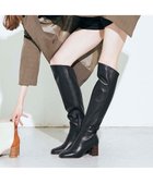 【モード エ ジャコモ/MODE ET JACOMO】のMODE ET JACOMO バック切り替えスクエアトゥロングブーツ ブラック|ID: prp329100004781935 ipo3291000000034696097