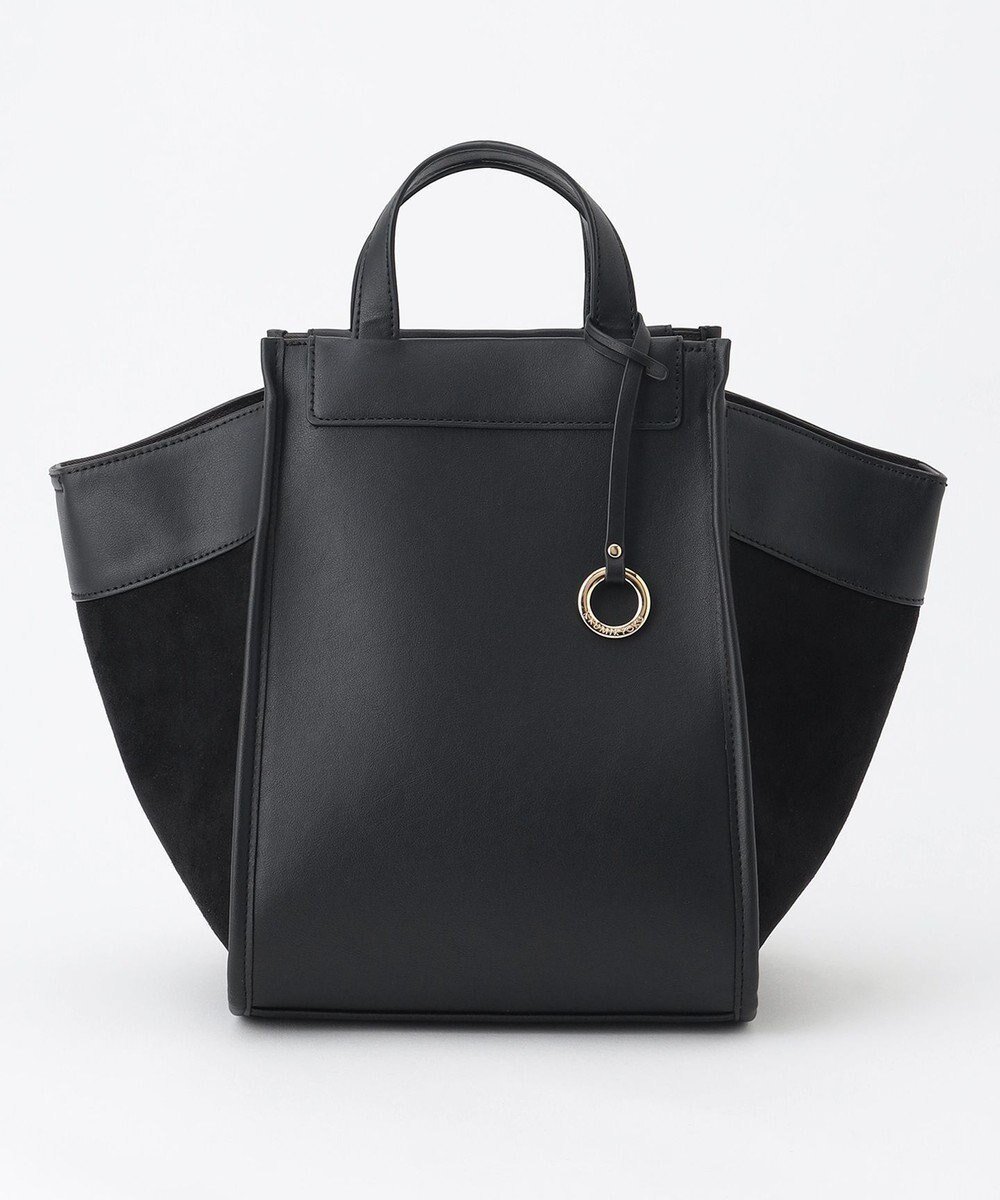 【組曲/KUMIKYOKU】の【23AW】 4WAYトート バッグ インテリア・キッズ・メンズ・レディースファッション・服の通販 founy(ファニー) 　ファッション　Fashion　レディースファッション　Fashion for Women　バッグ　Bags　2023年　2023　2023-2024秋冬・A/W　Autumn/Winter 2023–24 AW23–24　ショルダー　Shoulder, Shoulder Strap　スクエア　Square, Square Shape　フォルム　Silhouette, Form　マグネット　Magnet, Magnetic Closure　エレガント 上品　Elegant　ブラック系|ID: prp329100004781949 ipo3291000000034696199