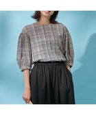 【エニー/ANY】のライトリネンクロスバルーンスリーブブラウス グレンチェック|ID: prp329100004781956 ipo3291000000034696311