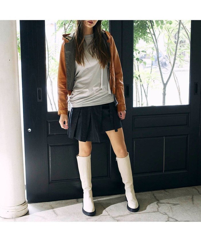 【モード エ ジャコモ/MODE ET JACOMO】のMODE ET JACOMO ストレッチロングブーツ インテリア・キッズ・メンズ・レディースファッション・服の通販 founy(ファニー) https://founy.com/ ファッション Fashion レディースファッション Fashion for Women クール Cool, Chic シューズ Shoes, Footwear シンプル Simple, Minimal ストレッチ Stretch, Stretchy Fabric ロング Long, Long-Length 厚底 Platform Shoes 日本製 Made In Japan A/W・秋冬 Autumn/Winter |ID: prp329100004781961 ipo3291000000034696338