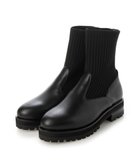 【イング/ing】のing 【サスティナブルシリーズ】ラウンドトウリブニットブーツ ブラック|ID: prp329100004781969 ipo3291000000034696370