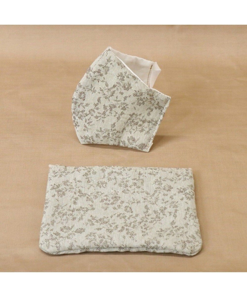 【レガロフェリーチェ/Regalo Felice】の【日本製 / 制菌機能付き】マスク ポーチセット / KOMON インテリア・キッズ・メンズ・レディースファッション・服の通販 founy(ファニー) 　ファッション　Fashion　レディースファッション　Fashion for Women　ポーチ&ミニバッグ　Pouches & Mini Bags　スマート　Smart, Elegant　ハンド　Hand, Handmade　ブロック　Block, Solid Block Pattern　ポーチ　Pouch, Small Case　リネン　Linen, Linen Fabric　ループ　Loop, Loop Knit　日本製　Made In Japan　GBE|ID: prp329100004782653 ipo3291000000034706483