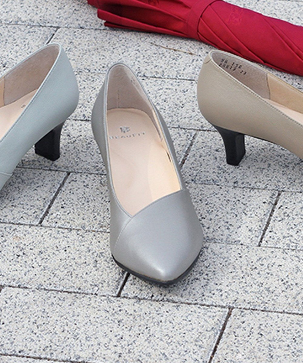 【リーガル フットコミュニティ/REGAL FOOT COMMUNITY】の【ビューフィット】A66W 晴雨兼用カットワークパンプス インテリア・キッズ・メンズ・レディースファッション・服の通販 founy(ファニー) 　ファッション　Fashion　レディースファッション　Fashion for Women　シューズ　Shoes, Footwear　シンプル　Simple, Minimal　ベーシック　Basic, Essential　ワーク　Workwear, Utility Style　日本製　Made In Japan　シルバー|ID: prp329100004782656 ipo3291000000034706497