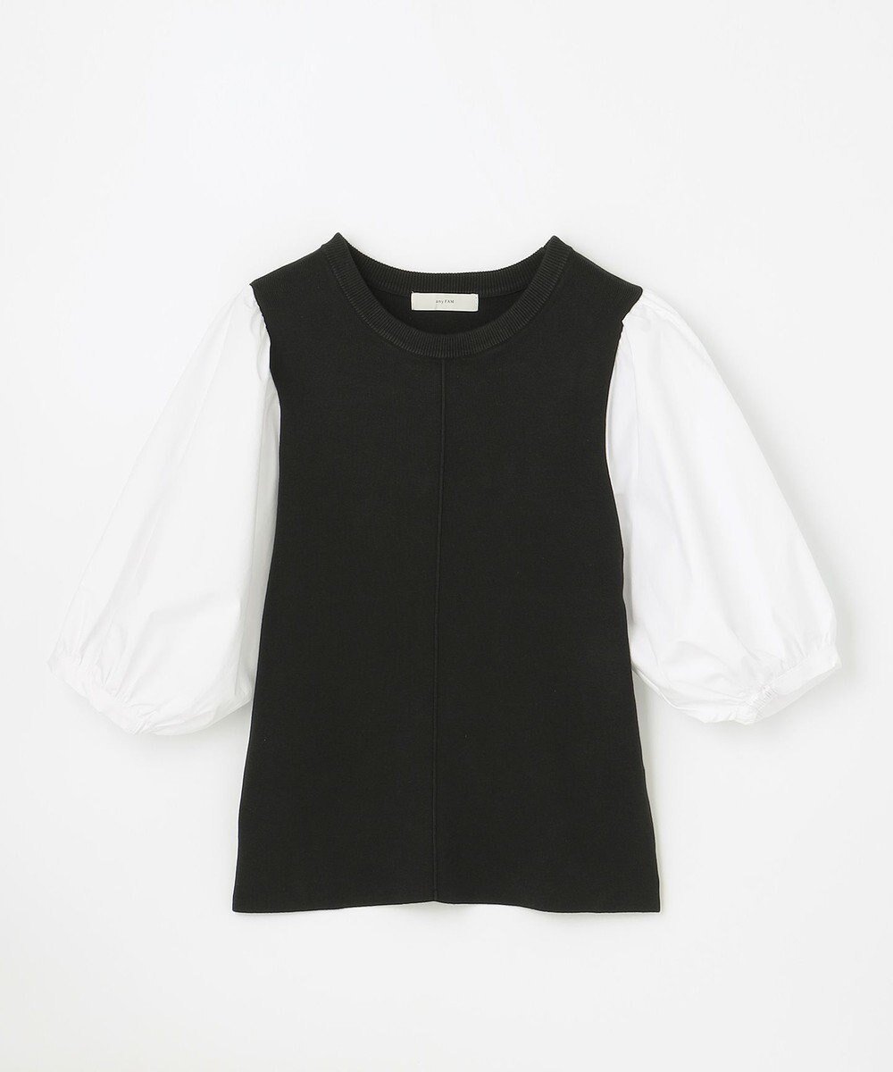 【エニー/ANY】の【洗濯機可】ボリュームショルダーコンビニット 人気、トレンドファッション・服の通販 founy(ファニー) 　ファッション　Fashion　レディースファッション　Fashion for Women　トップス・カットソー　Cut & Sew Tops　ニット　Knit Tops & Sweaters　セーター　Sweater, Knitwear　フェミニン　Feminine, Girly　ポケット　Pocket, Pocket Detail　A/W・秋冬　Autumn/Winter　 other-1|ID: prp329100004782676 ipo3291000000034706544