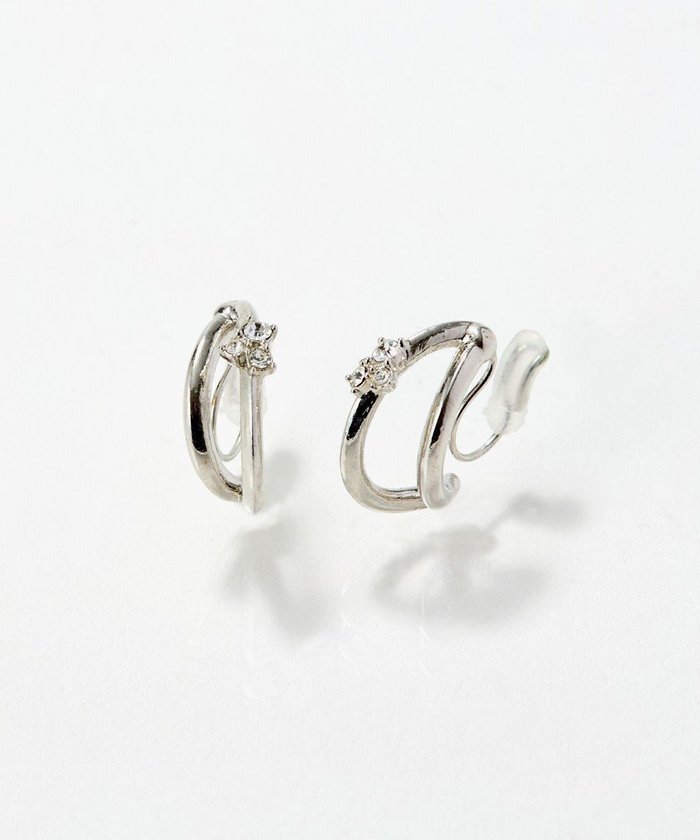 【フィービィー/phoebe】の〈痛くないシリーズ/アレルギー対応〉シャイニーダブルフープライトフィットイヤリング シルバー インテリア・キッズ・メンズ・レディースファッション・服の通販 founy(ファニー) https://founy.com/ ファッション Fashion レディースファッション Fashion for Women ジュエリー Jewelry ファッションリング Fashion Rings イヤリング・フープ・ドロップタイプ Hoop, Drop & Clip Earrings アクセサリー Fashion Accessories イヤリング Earrings シルバー Silver, Metallic Silver シンプル Simple, Minimal バランス Balance, Style Balance ビジュー Bijou, Jewel-like Accent メタル Metal, Metal Parts モチーフ Motif, Design Theme エレガント 上品 Elegant 軽量 Lightweight, Ultra Light |ID: prp329100004782677 ipo3291000000034706548