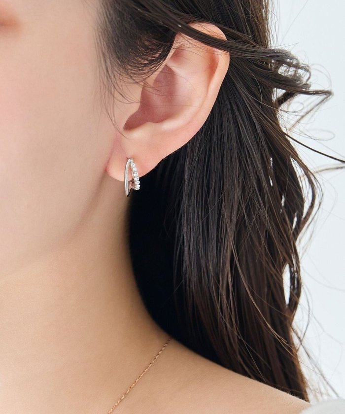 【フィービィー/phoebe】の〈痛くないシリーズ/アレルギー対応〉ブリリアントダブルフープライトフィットイヤリング シルバー インテリア・キッズ・メンズ・レディースファッション・服の通販 founy(ファニー) https://founy.com/ ファッション Fashion レディースファッション Fashion for Women ジュエリー Jewelry ファッションリング Fashion Rings イヤリング・フープ・ドロップタイプ Hoop, Drop & Clip Earrings アクセサリー Fashion Accessories イヤリング Earrings シルバー Silver, Metallic Silver シンプル Simple, Minimal ビジュー Bijou, Jewel-like Accent メタル Metal, Metal Parts モチーフ Motif, Design Theme 軽量 Lightweight, Ultra Light |ID: prp329100004782679 ipo3291000000034706552