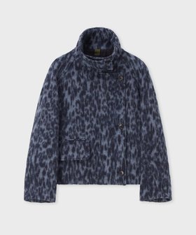【ポール スミス/Paul Smith】のウールブレンド レオパード スタンドブルゾン 人気、トレンドファッション・服の通販 founy(ファニー) ファッション Fashion レディースファッション Fashion for Women アウター Coat / Outerwear Collection レディースジャケット・軽アウター Jackets ブルゾンジャケット・スポーティアウター Blouson Jackets クラシック Classic, Timeless Style クロップド Cropped, Short Length ジャケット Jacket, Outerwear スタンド Stand Collar, Upright Stand ダブル Double, Double-Breasted フロント Front, Front Design ブルゾン Blouson, Bomber Jacket モダン Modern, Contemporary レオパード Leopard, Animal Print 夏 Summer S/S・春夏 SS, Spring/Summer, Warm Season A/W・秋冬 Autumn/Winter |ID:prp329100004782682