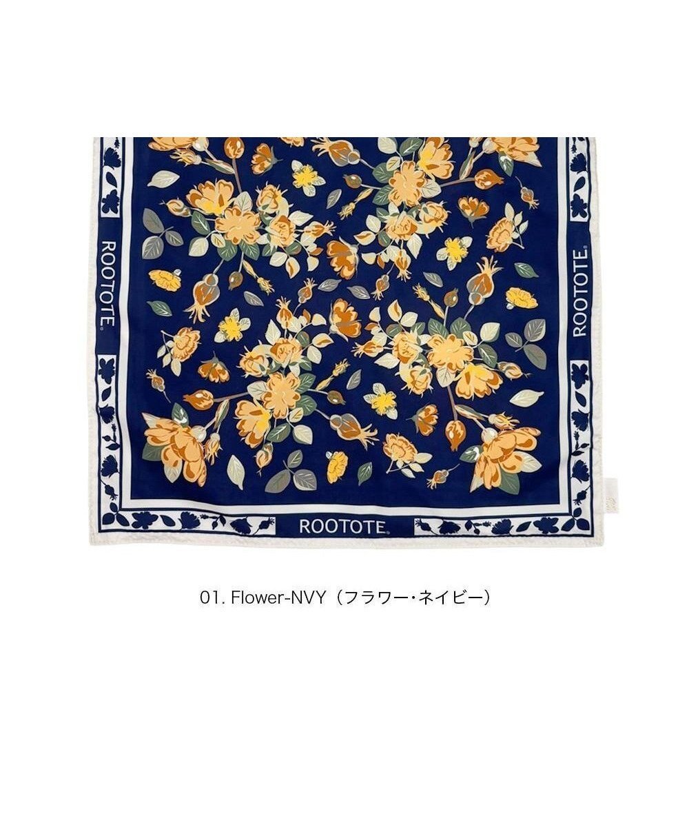 【ルートート/ROOTOTE】の3676【ルートート】LT.タブロー32-A インテリア・キッズ・メンズ・レディースファッション・服の通販 founy(ファニー) 　ファッション　Fashion　レディースファッション　Fashion for Women　バッグ　Bags　アクセサリー　Fashion Accessories　カメラ　Camera Accessories　コンパクト　Compact, Small Size　シンプル　Simple, Minimal　スカーフ　Scarf, Neckwear　ハンカチ　Handkerchief, Hanky　ビビッド　Vivid, Bright Tone　フラワー　Flower, Floral　プリント　Print, Printed Pattern　ボックス　Boxy, Box Shape　ポケット　Pocket, Pocket Detail　モチーフ　Motif, Design Theme　ランダム　Random, Irregular　おすすめ　Recommended / Our Picks　ギフト プレゼント　Gift / Present　新作・新入荷　New Arrivals / New In　01:フラワー・ネイビー|ID: prp329100004782683 ipo3291000000034706566