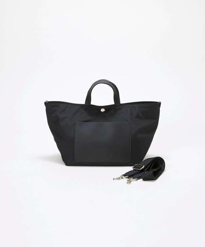 【トプカピ/TOPKAPI】の【Breath TOPKAPI sis】【WEB限定】ナイロン レザーポケット ミニ トートバッグ ショルダー付き 軽量 / CALM カーム インテリア・キッズ・メンズ・レディースファッション・服の通販 founy(ファニー) https://founy.com/ ファッション Fashion レディースファッション Fashion for Women バッグ Bags コンパクト Compact, Small Size 軽量 Lightweight, Ultra Light ショルダー Shoulder, Shoulder Strap シルバー Silver, Metallic Silver スタイリッシュ Stylish, Fashionable ポケット Pocket, Pocket Detail ラップ Wrap, Wrap Design エレガント 上品 Elegant |ID: prp329100004782689 ipo3291000000034706589