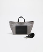 【トプカピ/TOPKAPI】の【Breath TOPKAPI sis】【WEB限定】ナイロン レザーポケット ミニ トートバッグ ショルダー付き 軽量 / CALM カーム 人気、トレンドファッション・服の通販 founy(ファニー) ファッション Fashion レディースファッション Fashion for Women バッグ Bags コンパクト Compact, Small Size 軽量 Lightweight, Ultra Light ショルダー Shoulder, Shoulder Strap シルバー Silver, Metallic Silver スタイリッシュ Stylish, Fashionable ポケット Pocket, Pocket Detail ラップ Wrap, Wrap Design エレガント 上品 Elegant thumbnail グレー|ID: prp329100004782689 ipo3291000000035564524
