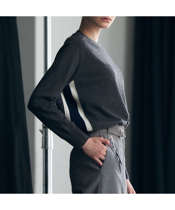 【アイシービー/iCB】の【30th ANNIVERSARY】 カシミヤブレンド 配色デザインプルオーバー インテリア・キッズ・メンズ・レディースファッション・服の通販 founy(ファニー) https://founy.com/ ファッション Fashion レディースファッション Fashion for Women トップス・カットソー Cut & Sew Tops ニット Knit Tops & Sweaters カジュアルプルオーバー・ニットトップス Pullovers & Knit Tops / Casual Pullovers シンプル Simple, Minimal セーター Sweater, Knitwear A/W・秋冬 Autumn/Winter 冬 Winter / This Winter 2025年 2025 2025-2026秋冬・A/W Autumn/Winter 2025–26 AW25–26 |ID: prp329100004782698 ipo3291000000034736131