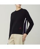 【アイシービー/iCB】の【30th ANNIVERSARY】 カシミヤブレンド 配色デザインプルオーバー ブラック|ID: prp329100004782698 ipo3291000000034736133