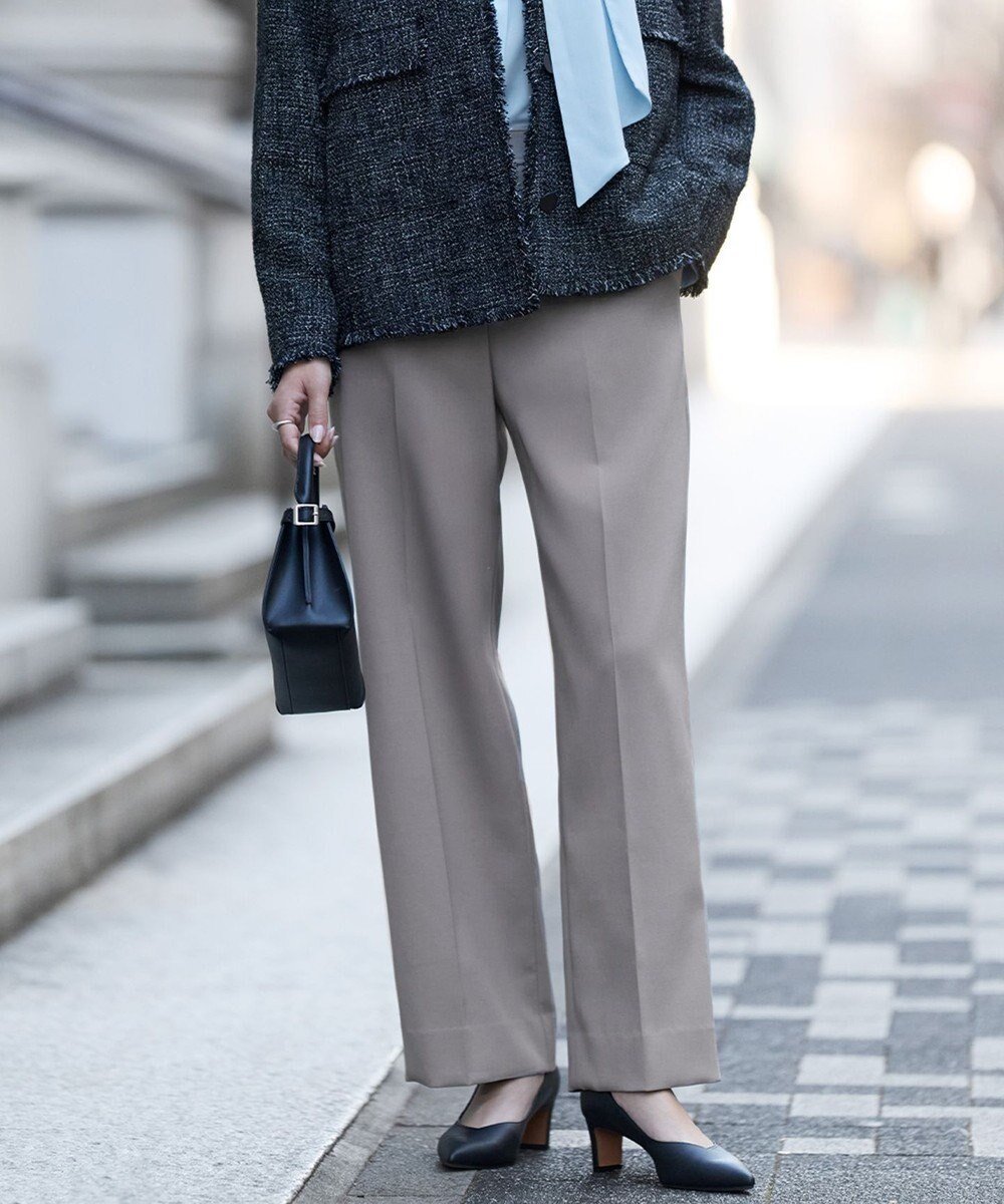 【アイシービー/iCB】のハイツイストダブルクロス ワイドパンツ 人気、トレンドファッション・服の通販 founy(ファニー) 　ファッション　Fashion　レディースファッション　Fashion for Women　パンツ　Pants & Trousers　オケージョン　Occasion Wear　サテン　Satin, Glossy Fabric　ストレッチ　Stretch, Stretchy Fabric　セットアップ　Set-Up, Coordinated Outfit　センター　Center, Center Line　ダブル　Double, Double-Breasted　ポケット　Pocket, Pocket Detail　メランジ　Melange, Mixed Yarn　ワイド　Wide, Wide Fit　A/W・秋冬　Autumn/Winter　おすすめ　Recommended / Our Picks　ビジネス 仕事 通勤　Business / Work / Commuting　2025年　2025　2025-2026秋冬・A/W　Autumn/Winter 2025–26 AW25–26　 other-1|ID: prp329100004782705 ipo3291000000035697416