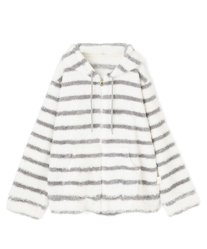 【三愛水着楽園/San-ai Resort】の【fuwamoko home northerly】ふわもこパーカー 【northerly】 インテリア・キッズ・メンズ・レディースファッション・服の通販 founy(ファニー) https://founy.com/ ファッション Fashion レディースファッション Fashion for Women トップス・カットソー Cut & Sew Tops レディースパーカー・カジュアルフーディー Casual Hoodies & Sweatshirts パジャマ Pajamas, Sleepwear パーカー Hoodie, Parka ボーダー Border, Stripe |ID: prp329100004782710 ipo3291000000034706661