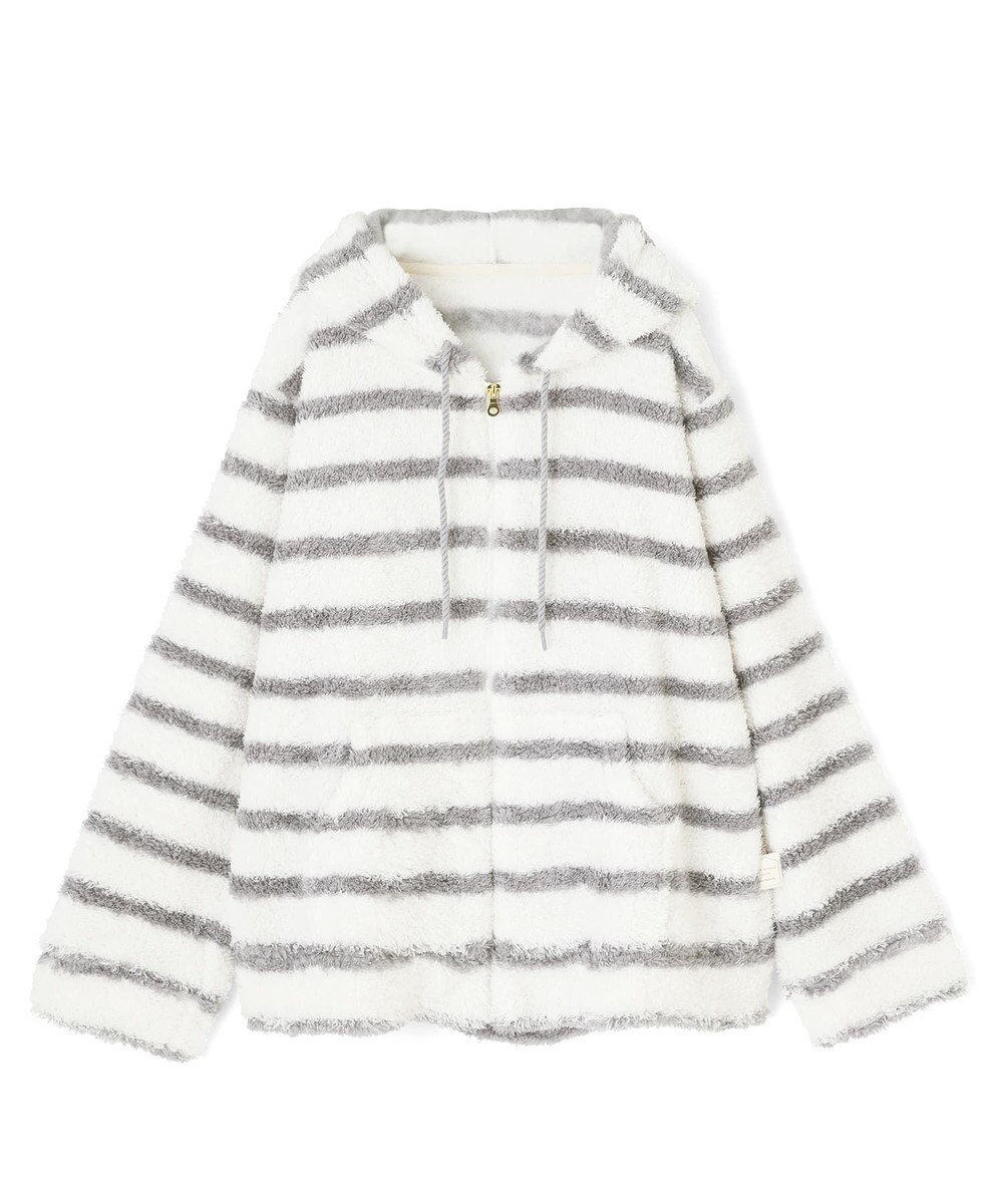 【三愛水着楽園/San-ai Resort】の【fuwamoko home northerly】ふわもこパーカー 【northerly】 人気、トレンドファッション・服の通販 founy(ファニー) 　ファッション　Fashion　レディースファッション　Fashion for Women　トップス・カットソー　Cut & Sew Tops　レディースパーカー・カジュアルフーディー　Casual Hoodies & Sweatshirts　パジャマ　Pajamas, Sleepwear　パーカー　Hoodie, Parka　ボーダー　Border, Stripe　 other-1|ID: prp329100004782710 ipo3291000000034706661