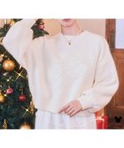 【アースミュージックアンドエコロジー/earth music&ecology】のDisney/ミッキーコード刺繍ニットプルオーバー アイボリー|ID: prp329100004782712 ipo3291000000034706670