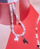 【アースミュージックアンドエコロジー/earth music&ecology】のDisney/ミッキーモチーフビーズネックレス シルバー|ID: prp329100004782721 ipo3291000000034706699