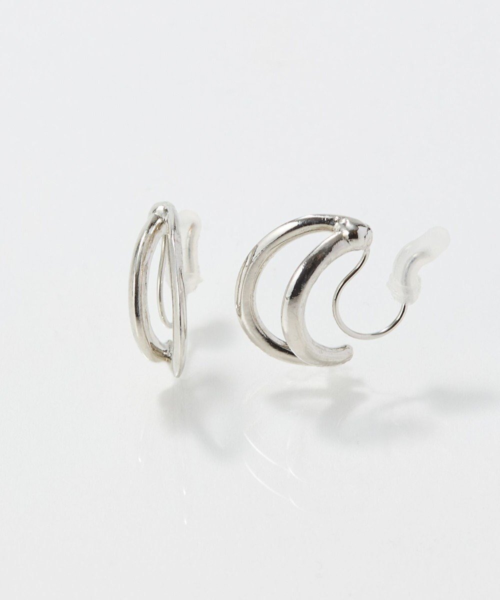 【フィービィー/phoebe】の〈痛くないシリーズ/アレルギー対応〉ベーシックダブルフープライトフィットイヤリング シルバー 人気、トレンドファッション・服の通販 founy(ファニー) 　ファッション　Fashion　レディースファッション　Fashion for Women　ジュエリー　Jewelry　ファッションリング　Fashion Rings　イヤリング・フープ・ドロップタイプ　Hoop, Drop & Clip Earrings　アクセサリー　Fashion Accessories　イヤリング　Earrings　シルバー　Silver, Metallic Silver　シンプル　Simple, Minimal　ダブル　Double, Double-Breasted　トレンド　Trend, Trending Now　メタル　Metal, Metal Parts　モチーフ　Motif, Design Theme　軽量　Lightweight, Ultra Light　 other-1|ID: prp329100004782723 ipo3291000000034706703