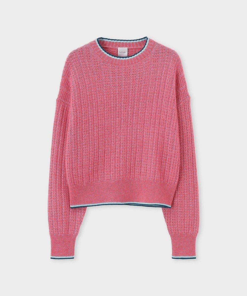 【ポール スミス/Paul Smith】のモヘヤミックス ラメニット インテリア・キッズ・メンズ・レディースファッション・服の通販 founy(ファニー) 　ファッション　Fashion　レディースファッション　Fashion for Women　トップス・カットソー　Cut & Sew Tops　ニット　Knit Tops & Sweaters　ショルダー　Shoulder, Shoulder Strap　セーター　Sweater, Knitwear　ドロップ　Drop Shoulder, Dropped Style　バランス　Balance, Style Balance　リュクス　Luxury, Elegant, High-End, Chic　リラックス　Relax, Relaxed Fit　エレガント 上品　Elegant　夏　Summer　S/S・春夏　SS, Spring/Summer, Warm Season　A/W・秋冬　Autumn/Winter　ピンク|ID: prp329100004782725 ipo3291000000034706709