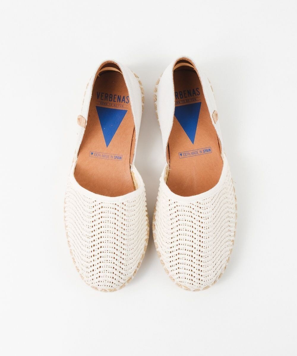 【ボントレ/BONTRE】の【VERBENAS/ベルベナス】ラフィア編みエスパドリーユ/CARMEN-LA-OS インテリア・キッズ・メンズ・レディースファッション・服の通販 founy(ファニー) 　ファッション　Fashion　レディースファッション　Fashion for Women　サンダル　Sandals, Summer Shoes　シューズ　Shoes, Footwear　スニーカー　Sneakers, Trainers　ソックス　Socks, Hosiery　フラット　Flat, Flat Shoes　ラフィア　Raffia, Natural Straw　リゾート　Resort, Vacation Style　リラックス　Relax, Relaxed Fit　夏　Summer　S/S・春夏　SS, Spring/Summer, Warm Season　A/W・秋冬　Autumn/Winter　ホワイト|ID: prp329100004782726 ipo3291000000035627601