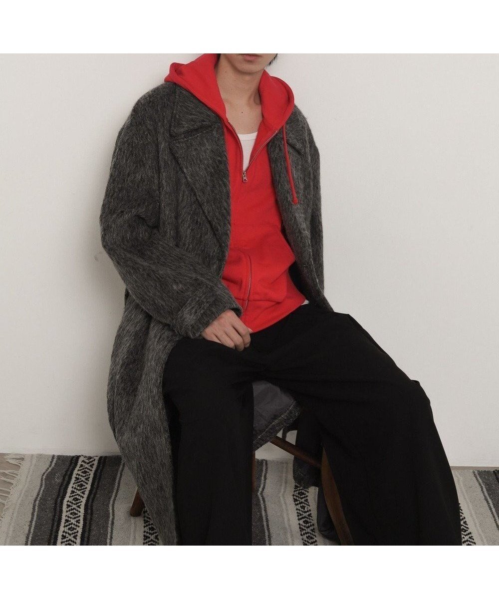 【ウィゴー/WEGO / MEN】のシャギーオーバーコート インテリア・キッズ・メンズ・レディースファッション・服の通販 founy(ファニー) ファッション Fashion メンズファッション Fashion for Men アウター Men's Coats Outerwear 春 Spring 秋 Autumn シューズ Shoes, Footwear シンプル Simple, Minimal ジャケット Jacket, Outerwear スニーカー Sneakers, Trainers スマホ Smartphone, Mobile Device スラックス Slacks, Dress Pants チェスターコート Chester Coat, Long Coat デニム Denim, Jeans Material 定番 Standard, Basic Item ベーシック Basic, Essential ワイド Wide, Wide Fit 冬 Winter / This Winter A/W・秋冬 Autumn/Winter おすすめ Recommended / Our Picks エレガント 上品 Elegant ビジネス 仕事 通勤 Business / Work / Commuting グレー|ID: prp329100004782738 ipo3291000000034706767